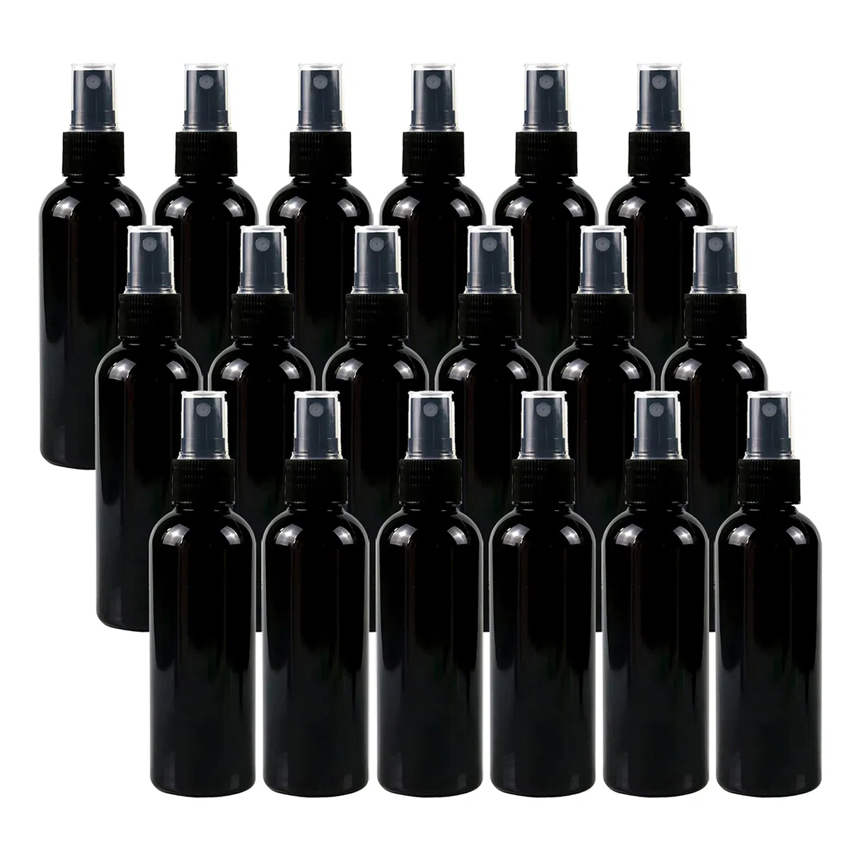 96 Pièces 100ml Vaporisateur Vide, Noir Petits Vaporisateur en Plastique, Flacon Spray Vide, Atomiseur Parfum, Bouteilles avec Pompe de Pulvérisation Noir de Voyage