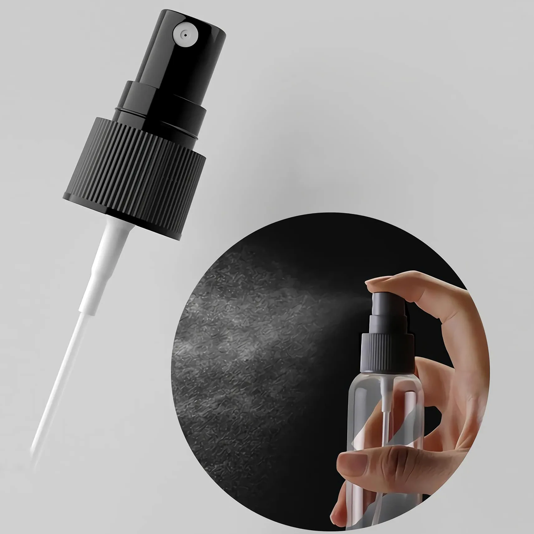 96 Pièces 100ml Vaporisateur Vide, Noir Petits Vaporisateur en Plastique, Flacon Spray Vide, Atomiseur Parfum, Bouteilles avec Pompe de Pulvérisation Noir de Voyage