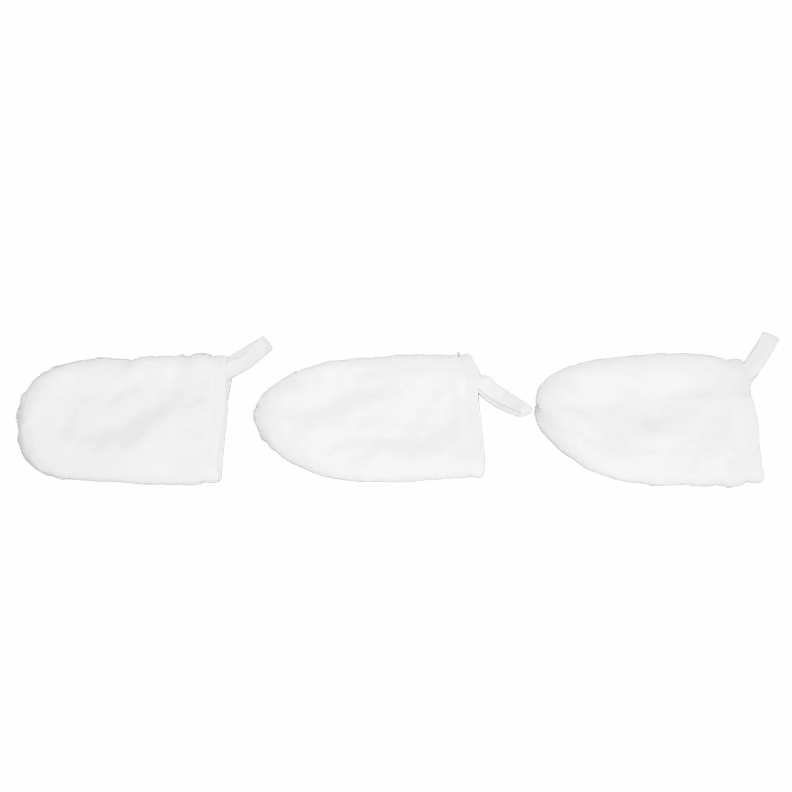 AMONIDA Démaquillants en Flanelle, Lot de 3 Lingettes Nettoyantes pour le Visage, Exfoliantes et écologiques, pour un Démaquillage Effort