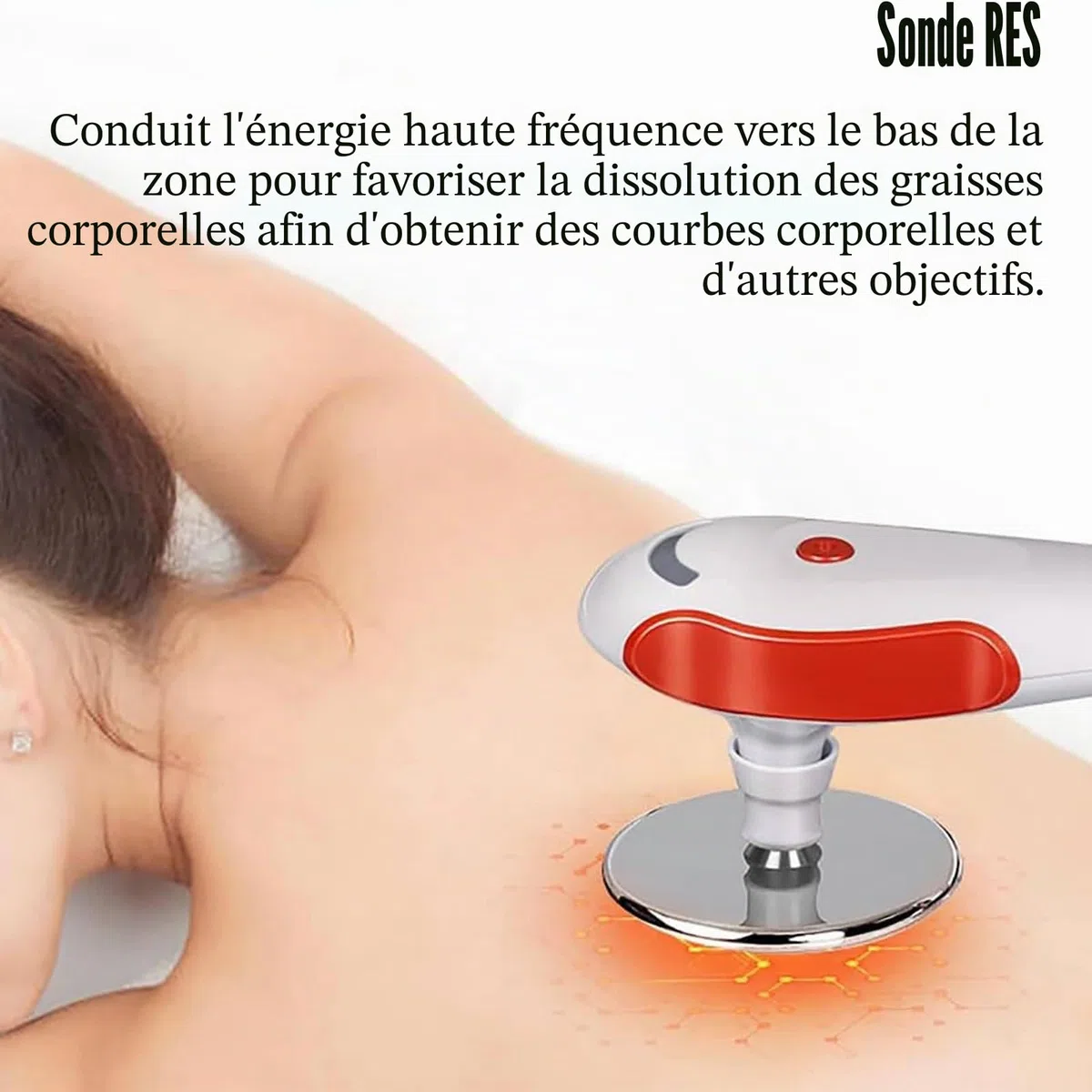 Appareil de thérapie Tecar Portable 448 kHz Ret CET pour Le Corps, Appareil de diathermie Amincissant, soulagement de la Douleur, raffermissement de la Peau, 34 x 46 x 25 cm