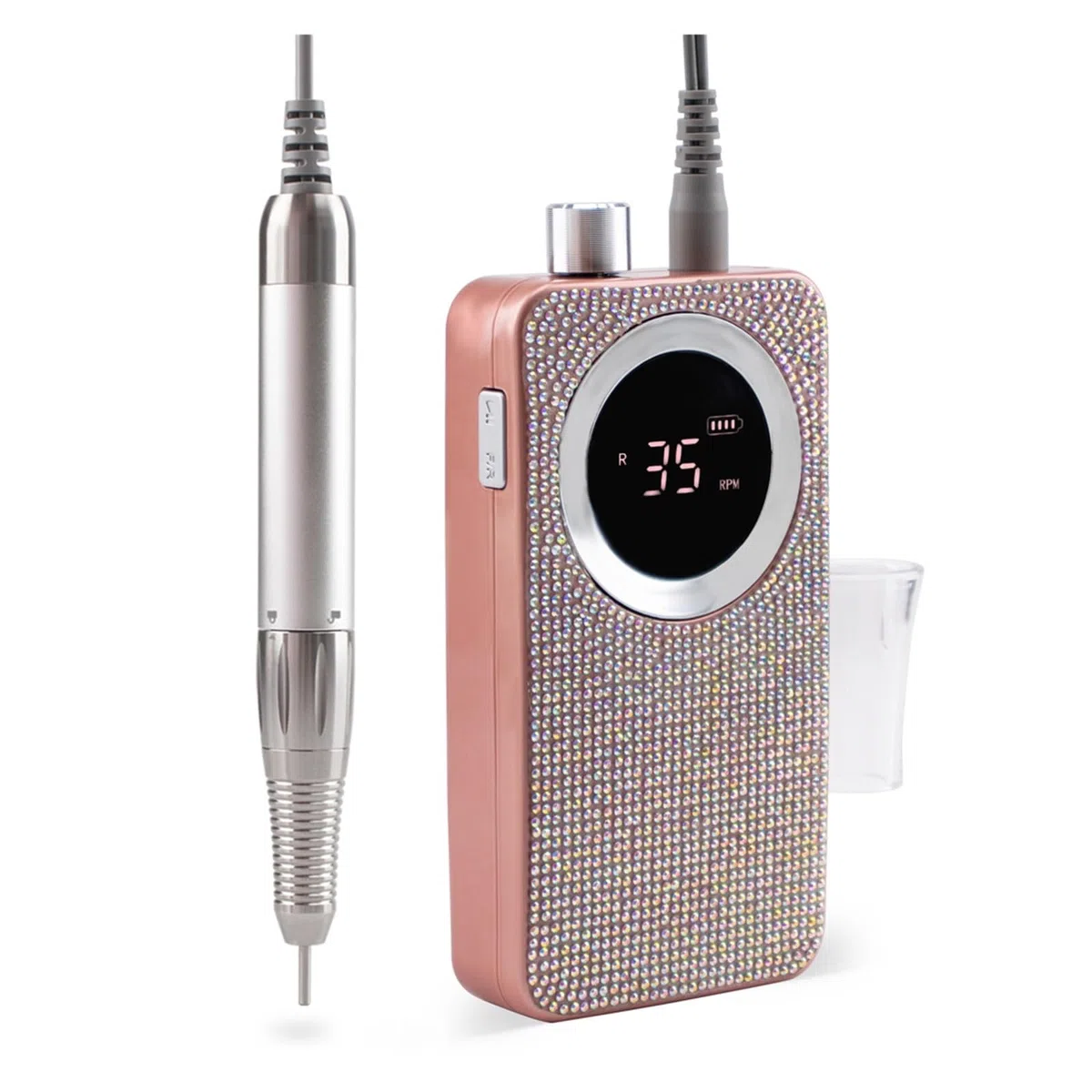Machine de meulage d'ongles électrique, machine de manucure professionnelle, ensemble de ponceuse à ongles, foret à ongles, équipement de polissage portable pour salon de manucure à domicile ou