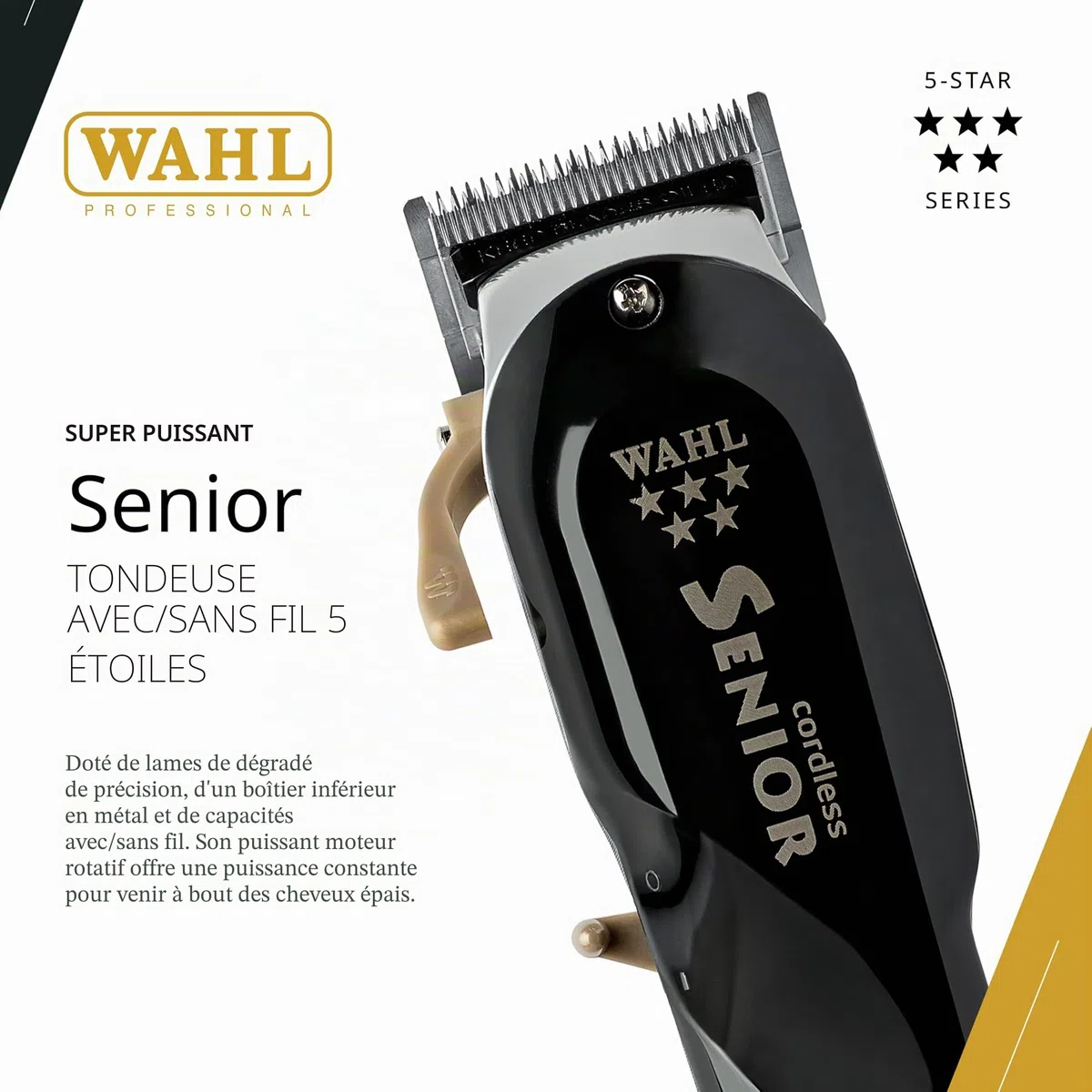 Tondeuse sans fil Wahl Professional 5-Star Series Senior