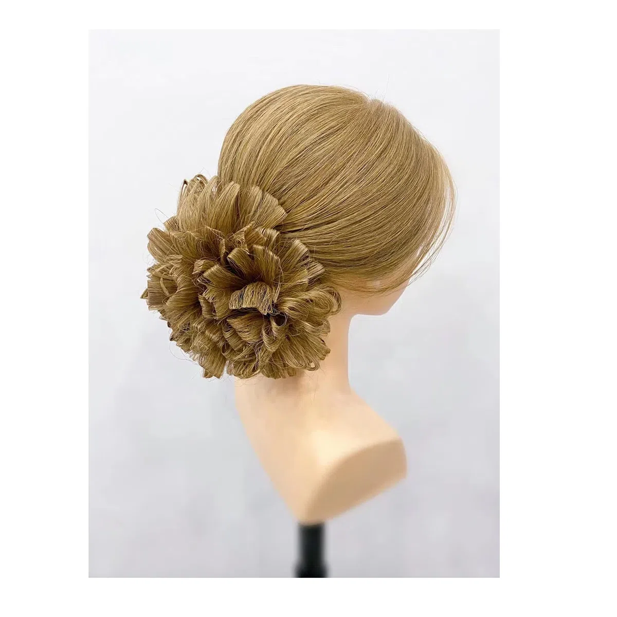 Têtes D'exercice Tête À Coiffer 100% Cheveux Naturel Coiffure Cosmétologie Pratique Mannequin Poupée épaule 22 inches