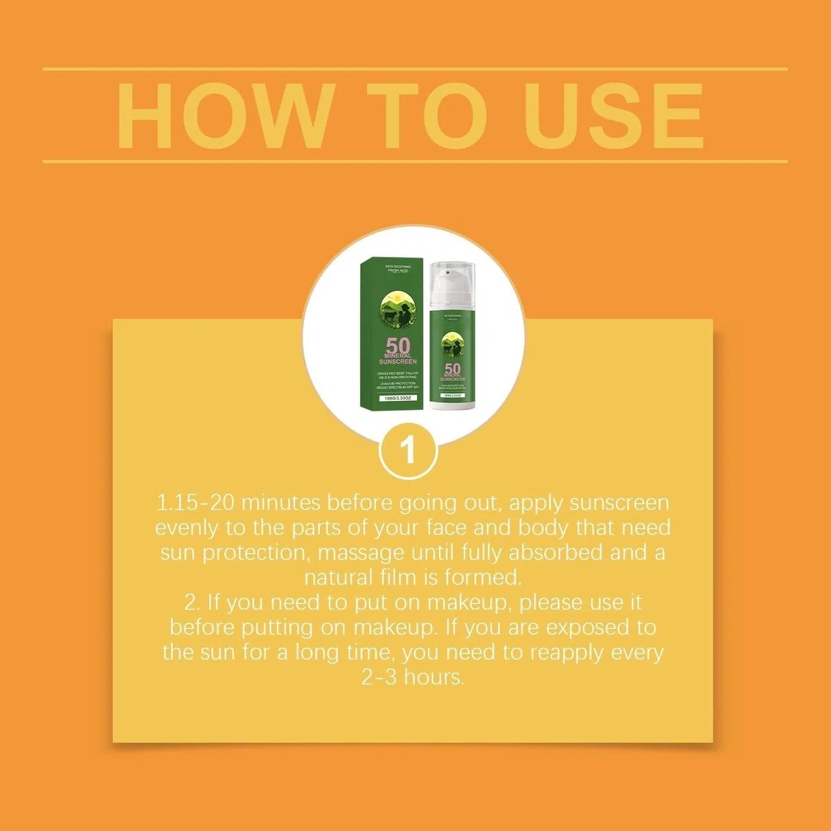 Crème solaire bébé, Crème solaire minérale, Crème solaire à l'aloe vera