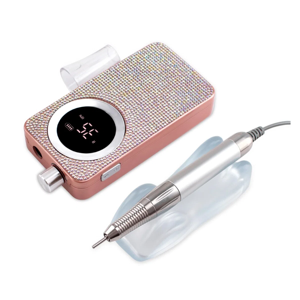 Machine de meulage d'ongles électrique, machine de manucure professionnelle, ensemble de ponceuse à ongles, foret à ongles, équipement de polissage portable pour salon de manucure à domicile ou