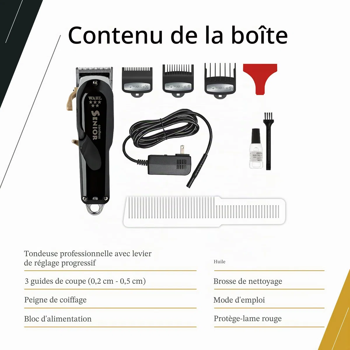 Tondeuse sans fil Wahl Professional 5-Star Series Senior