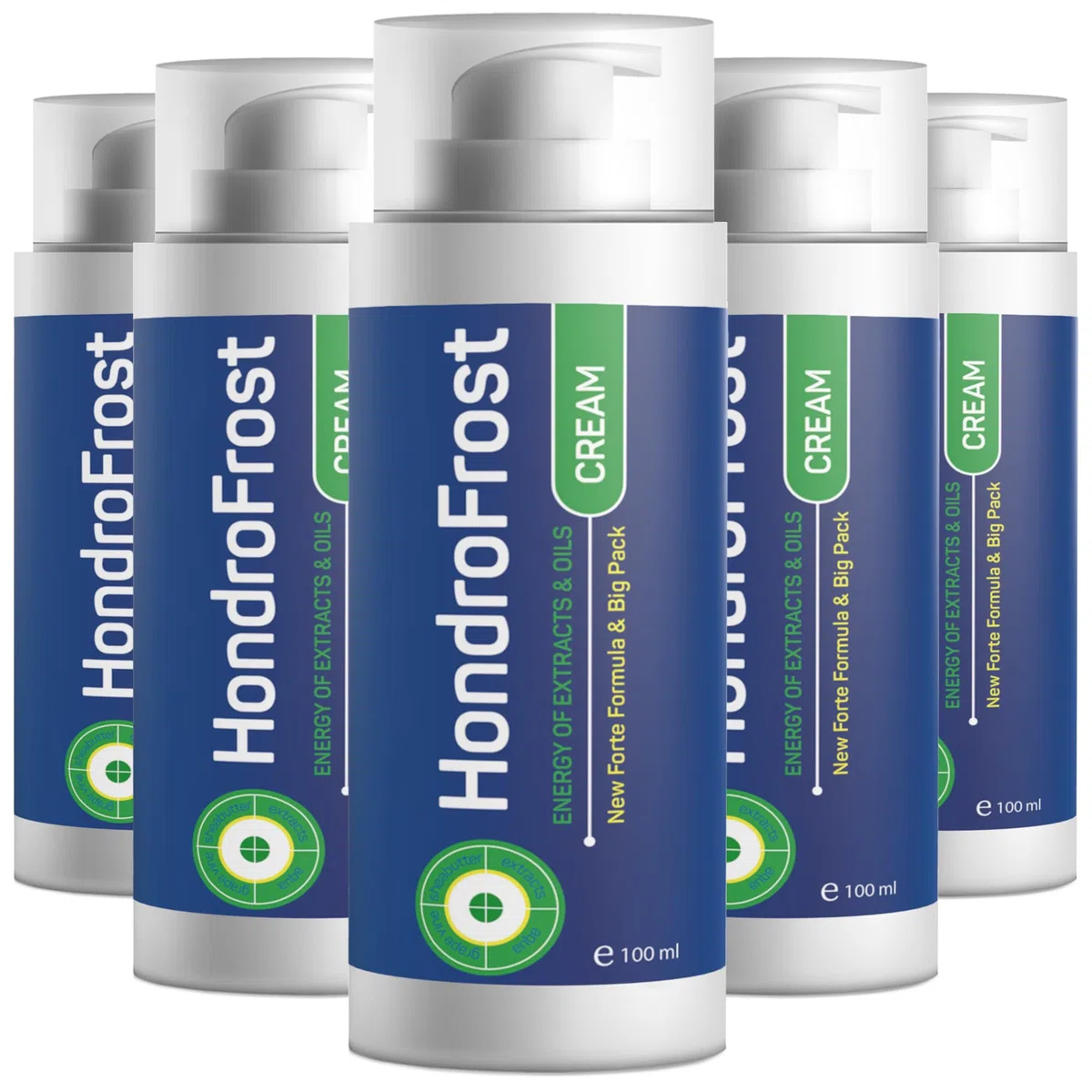 Lot de 5 crèmes - 500 ml (5 x 100 ml)