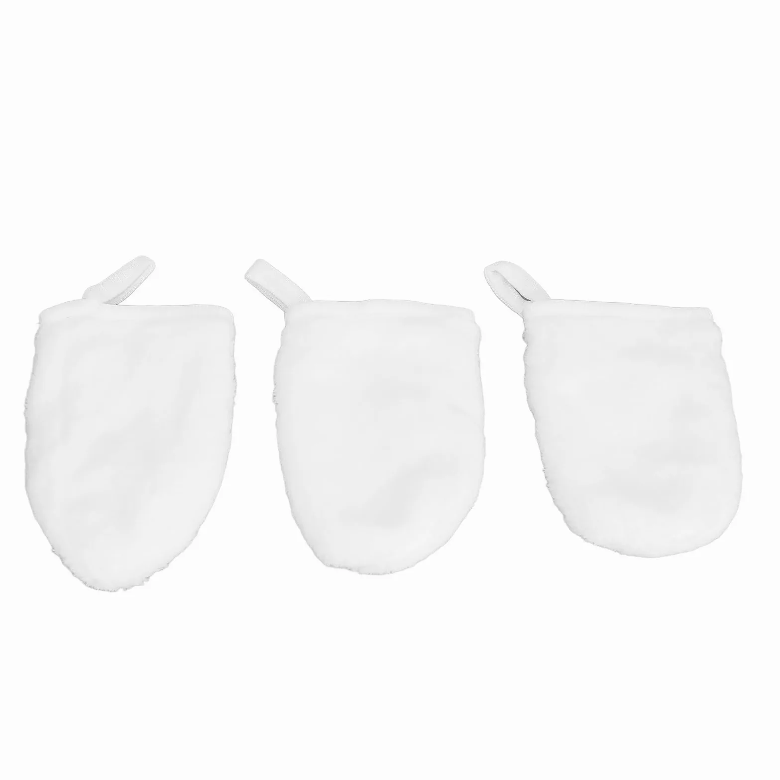 AMONIDA Démaquillants en Flanelle, Lot de 3 Lingettes Nettoyantes pour le Visage, Exfoliantes et écologiques, pour un Démaquillage Effort