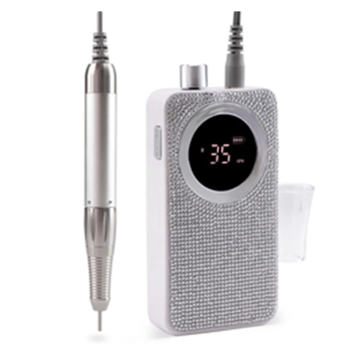 Machine de meulage d'ongles électrique, machine de manucure professionnelle, ensemble de ponceuse à ongles, foret à ongles, équipement de polissage portable pour salon de manucure à domicile ou