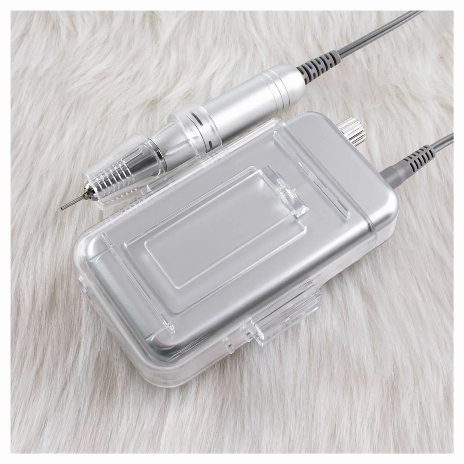 Foret à ongles électrique Wave de bureau sans fil 35 000 tr/min pour manucure, pédicure, batterie rechargeable, outils professionnels sans fil, doré-A