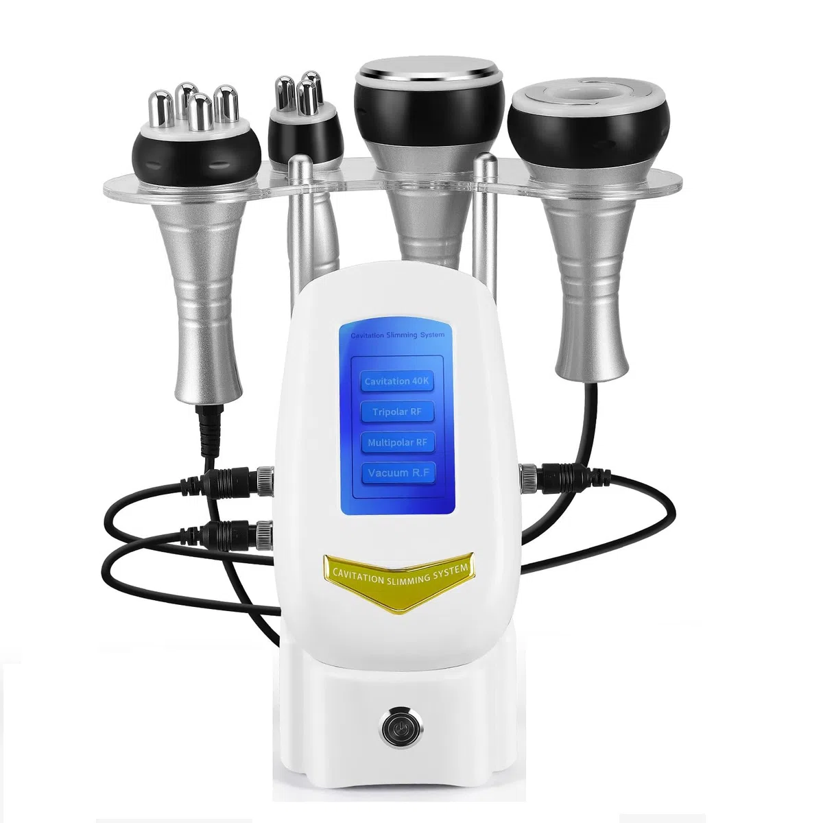 40K Appareil de cavitation, Appareil minceur 4 en 1 avec radiofréquence pour le soin du visage, du ventre, des fesses et des cuisses
