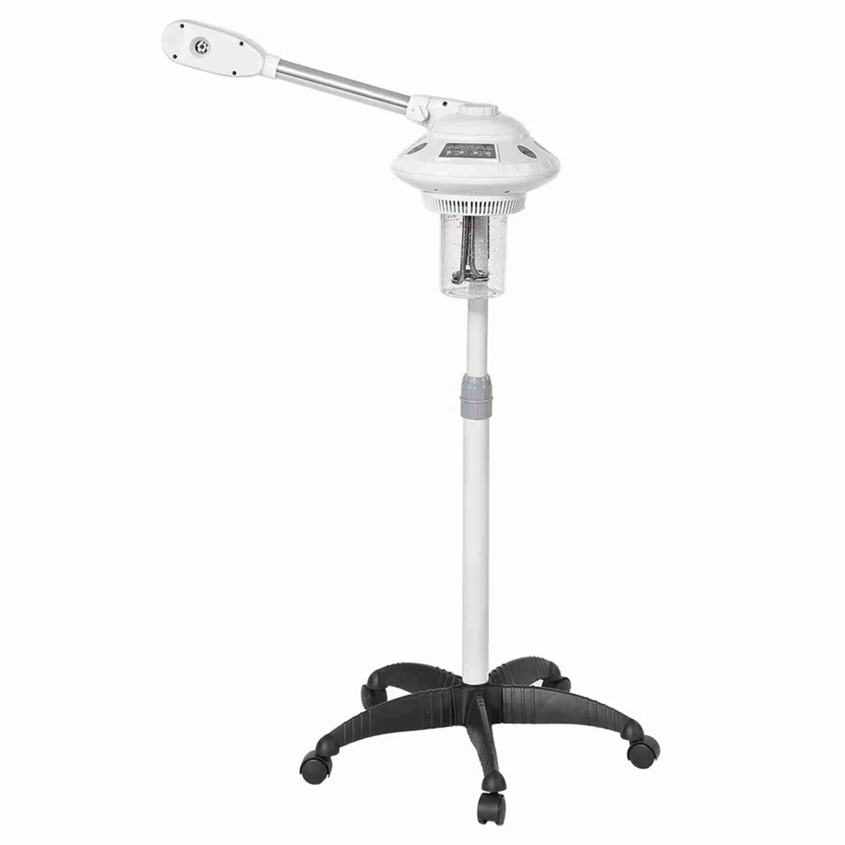 GOTOTOP Vaporisateur Visage Chaud Professionnel, Brume Chaude pour Hydratation et Nettoyage Profond du Visage en Salon, SPA et Maison, Hauteur Réglable 127-150cm