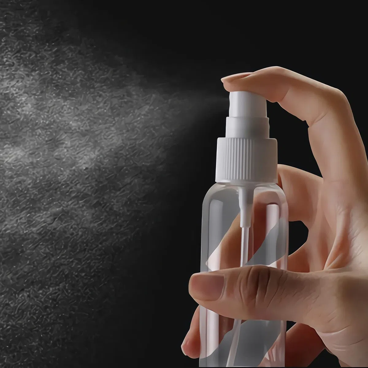 96 Pièces 100ml Vaporisateur Vide, Blanc Petits Vaporisateur en Plastique, Flacon Spray Vide, Atomiseur Parfum, Bouteilles avec Pompe de Pulvérisation Noir de Voyage