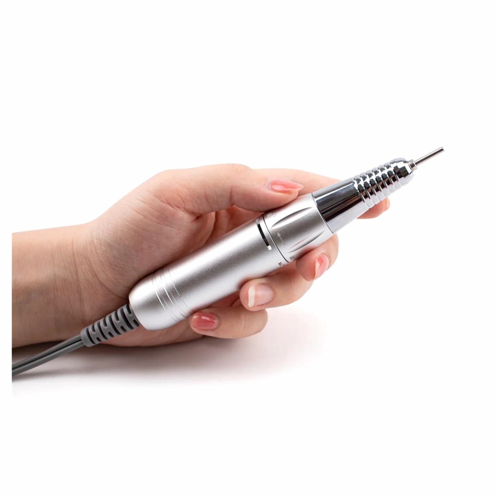 Roze-A - Ponceuse à ongles professionnelle rechargeable - Base de bureau - Manucure électrique - Lime à ongles pédicure - Perceuse sans fil pour bricolage à la maison ou au salon de coiffure