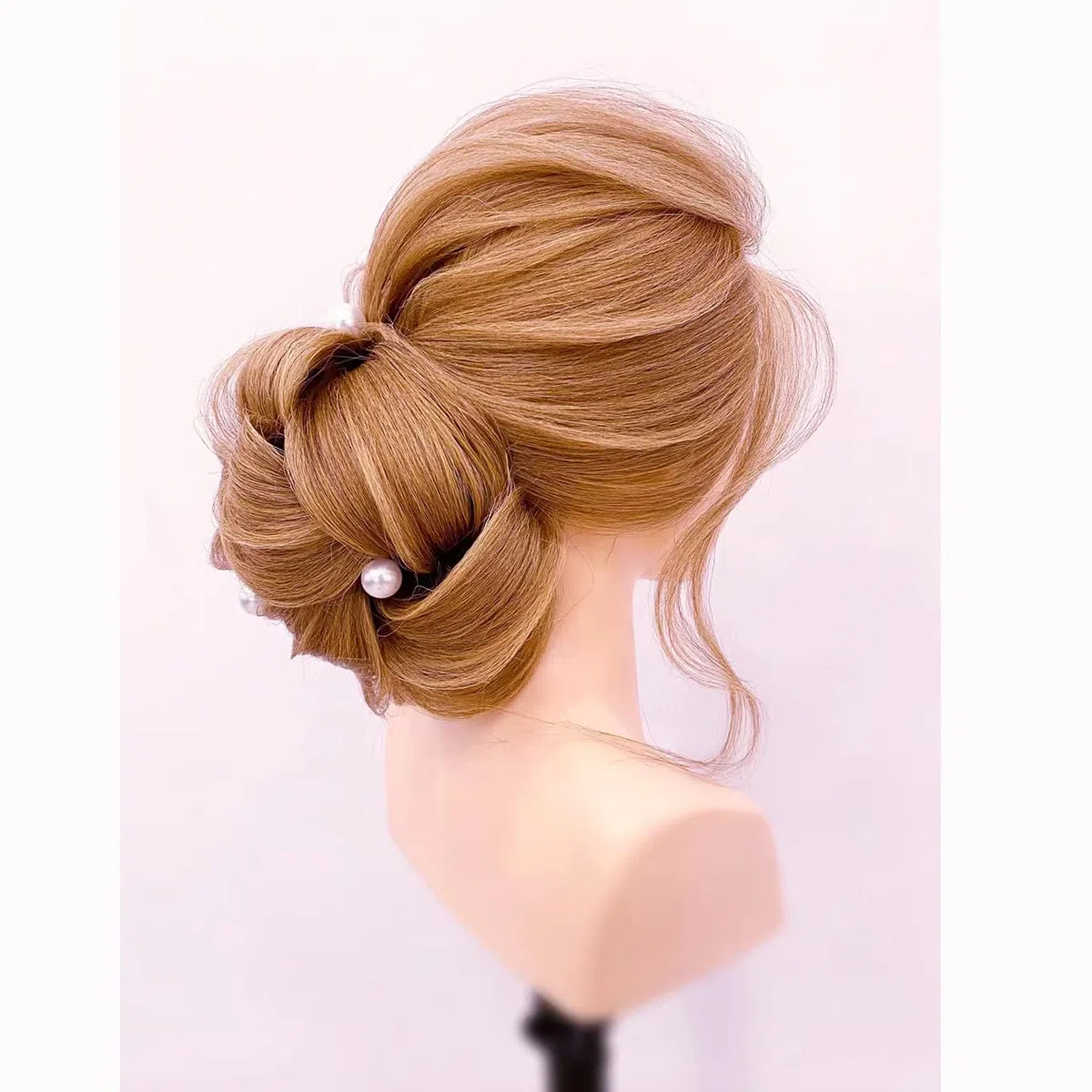 Têtes D'exercice Tête À Coiffer 100% Cheveux Naturel Coiffure Cosmétologie Pratique Mannequin Poupée épaule 22 inches