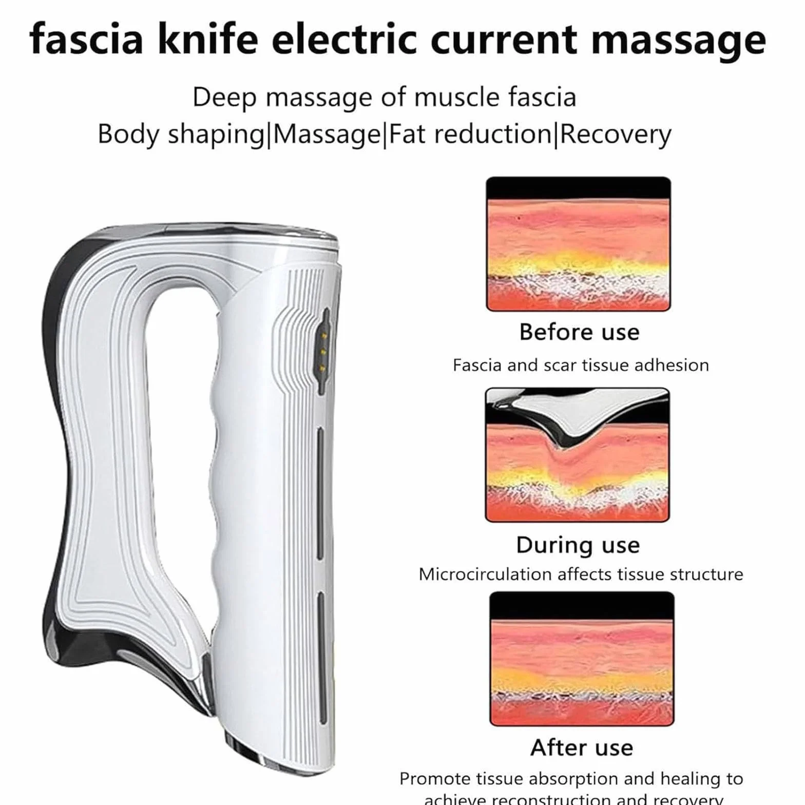 PixCy Appareil Thérapie Ondes Choc Soulagement Douleur,Appareil Diathermie Physiothérapie 448 Khz,Appareil Massage Thérapeutique pour Sculpter Corps,pour Contrôle Douleur,Amincissement Cellulite