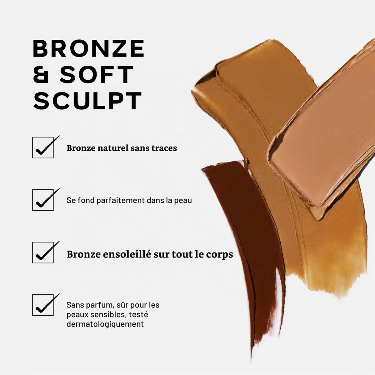 Saie Sun Melt Bronzer Modulated Face Shaping Cream Velvet Finish