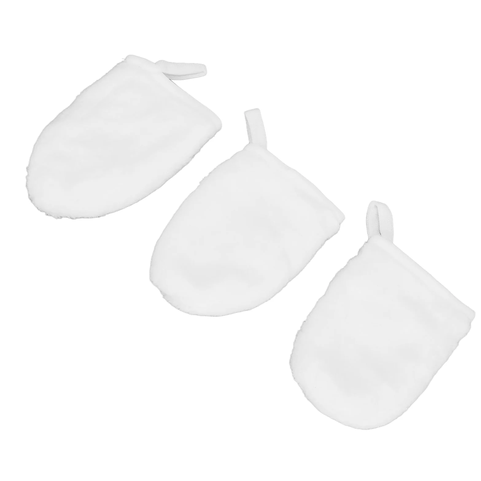 AMONIDA Démaquillants en Flanelle, Lot de 3 Lingettes Nettoyantes pour le Visage, Exfoliantes et écologiques, pour un Démaquillage Effort